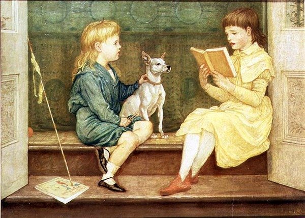 Lionel and Beatrice Crane by Walter Crane