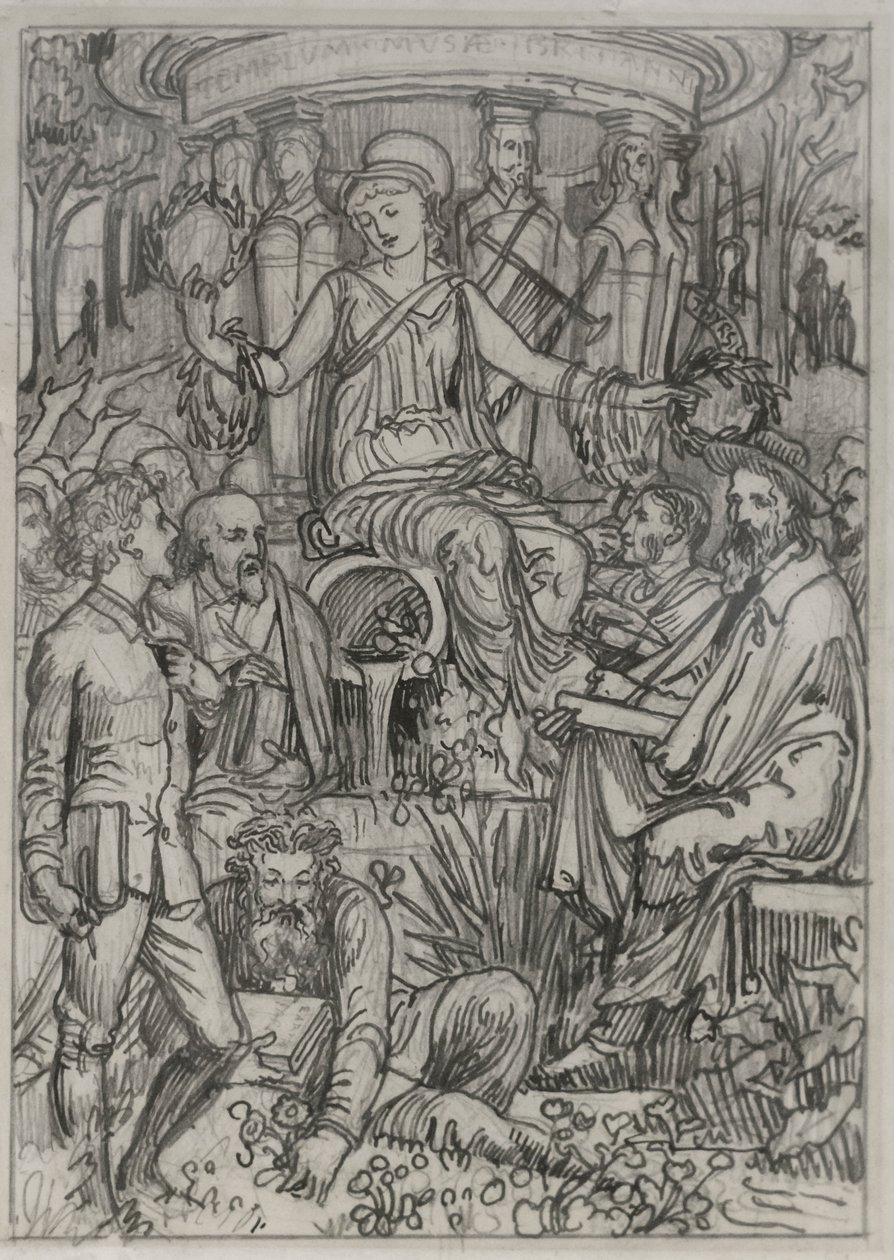 Sketch for Frontispiece Illustration for 