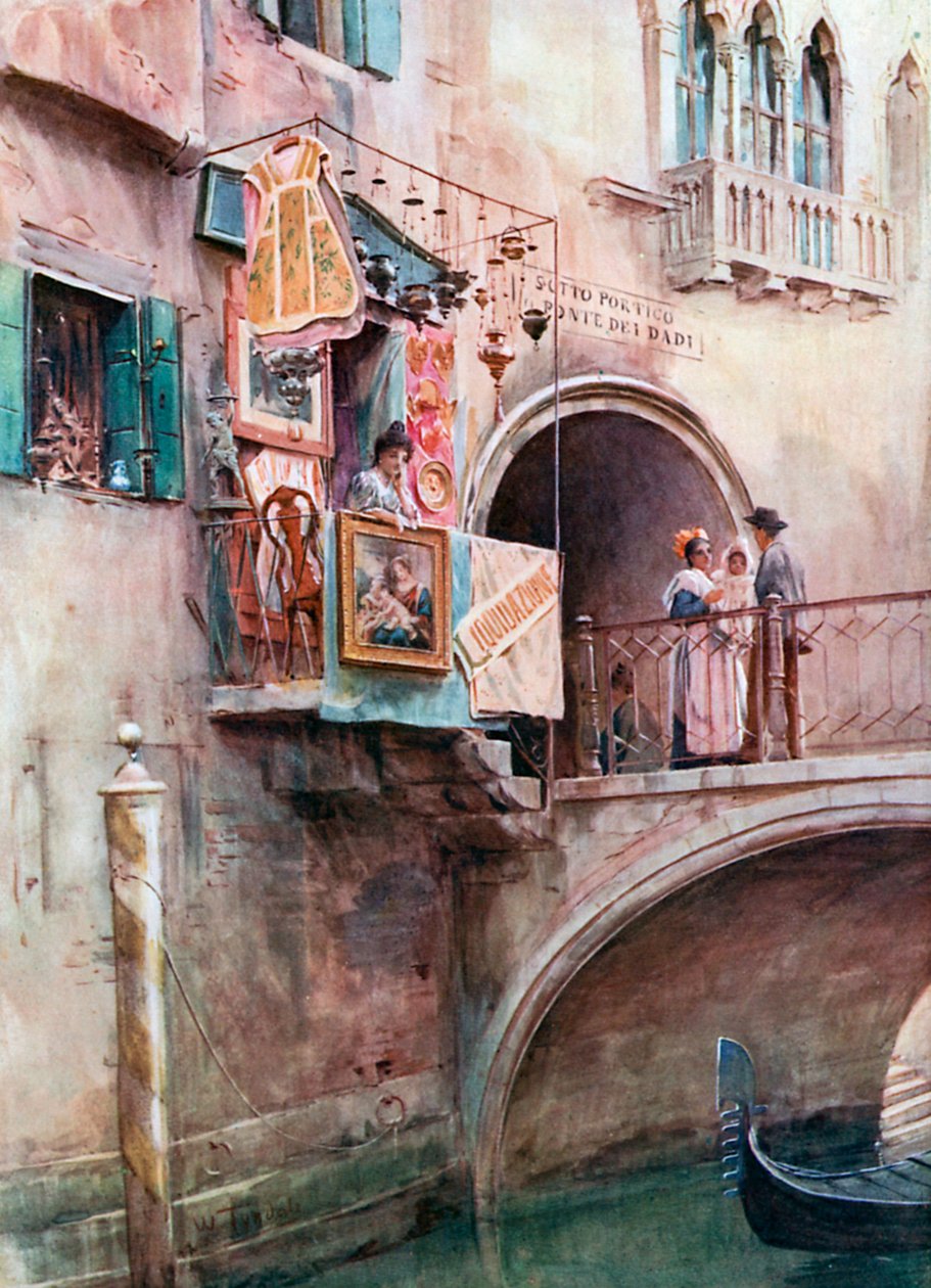 An Antiquity Shop, Venice by Walter Frederick Roofe Tyndale