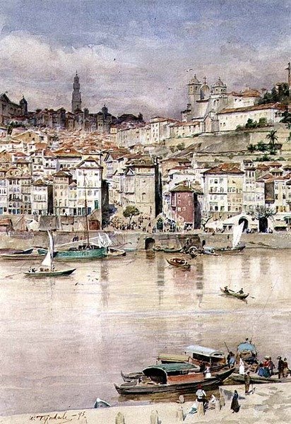 Continental Town Harbour by Walter Frederick Roofe Tyndale