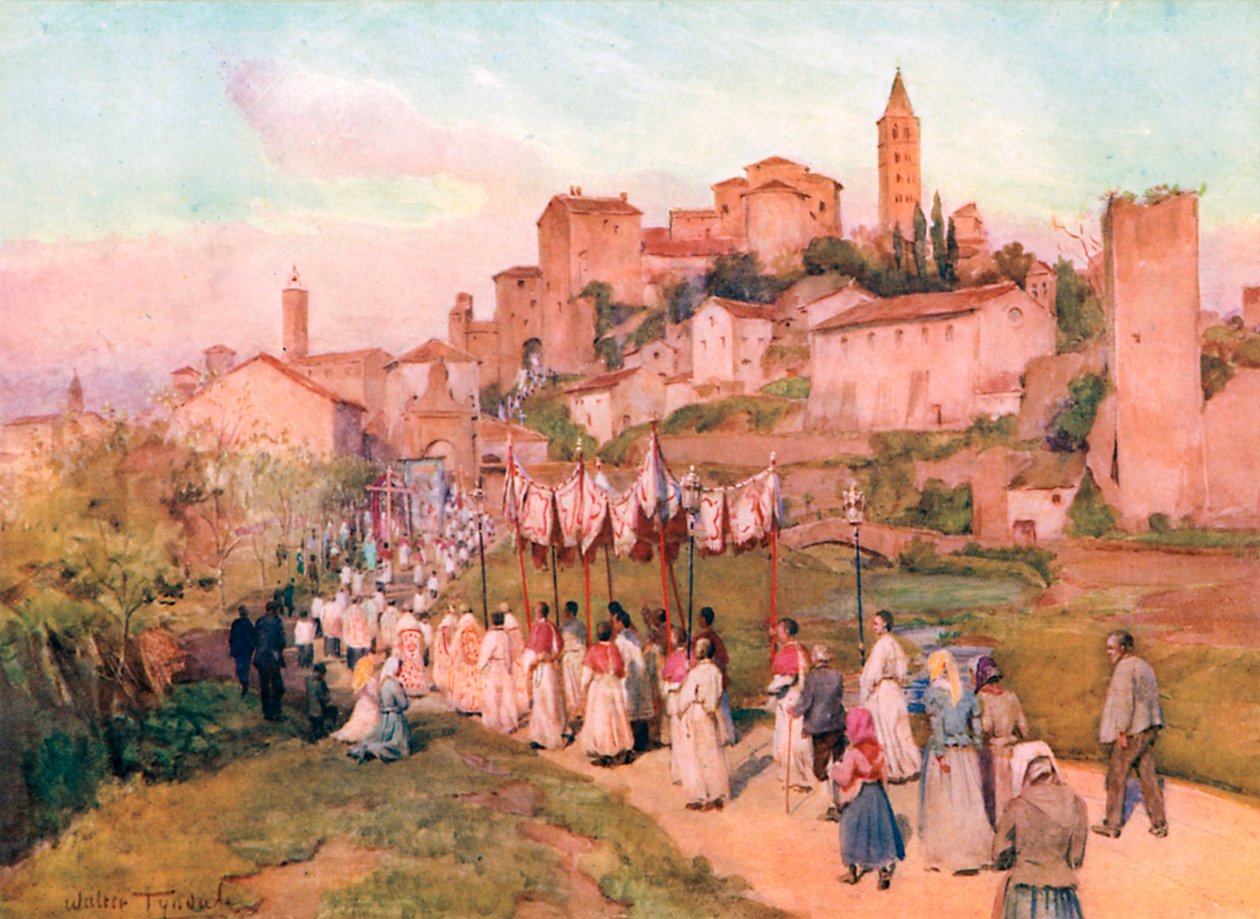 Corpus Domini at Viterbo by Walter Frederick Roofe Tyndale