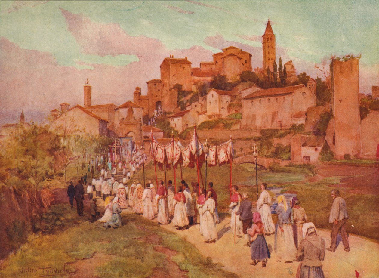 Corpus Domini at Viterbo by Walter Frederick Roofe Tyndale