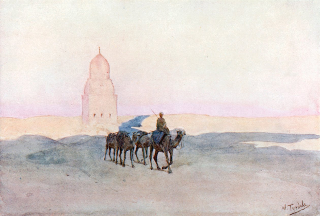 Near the Tombs of the Caliphs, Cairo by Walter Frederick Roofe Tyndale