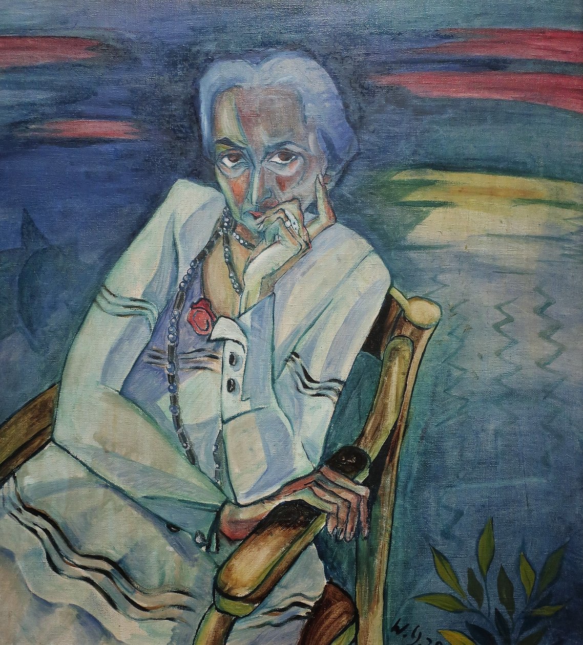 1920 Gramatte Portrait Schapiere by Walter Gramatte