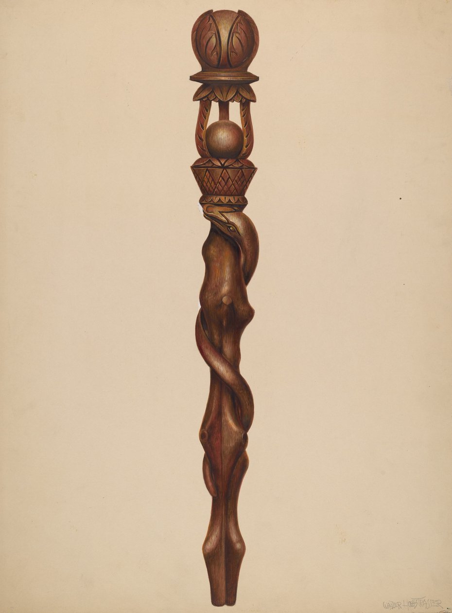 Scepter Lumberjack Carving by Walter Hochstrasser