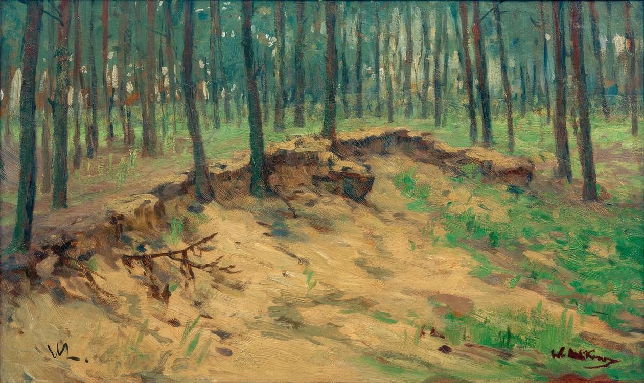 Forest Piece with Sand Pit by Walter Leistikow