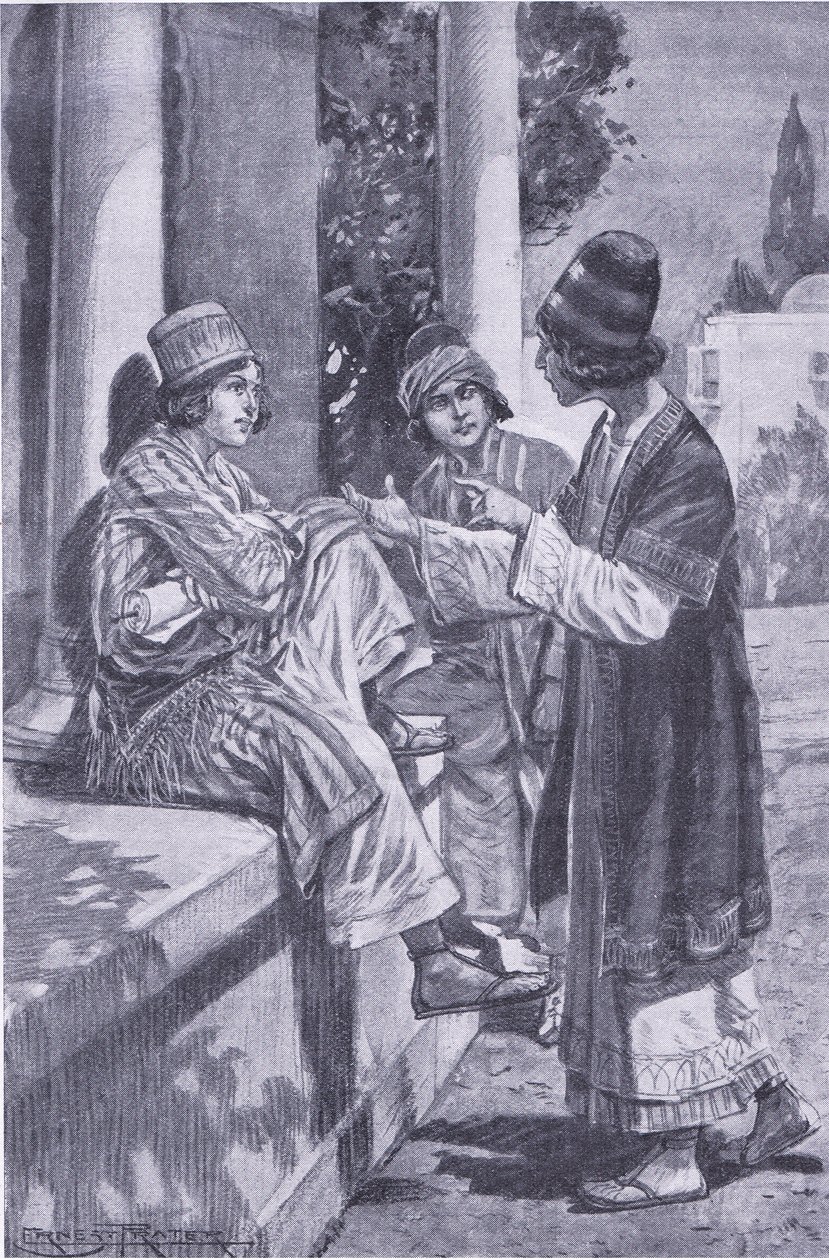 The pledge of three comrades (illustration from 