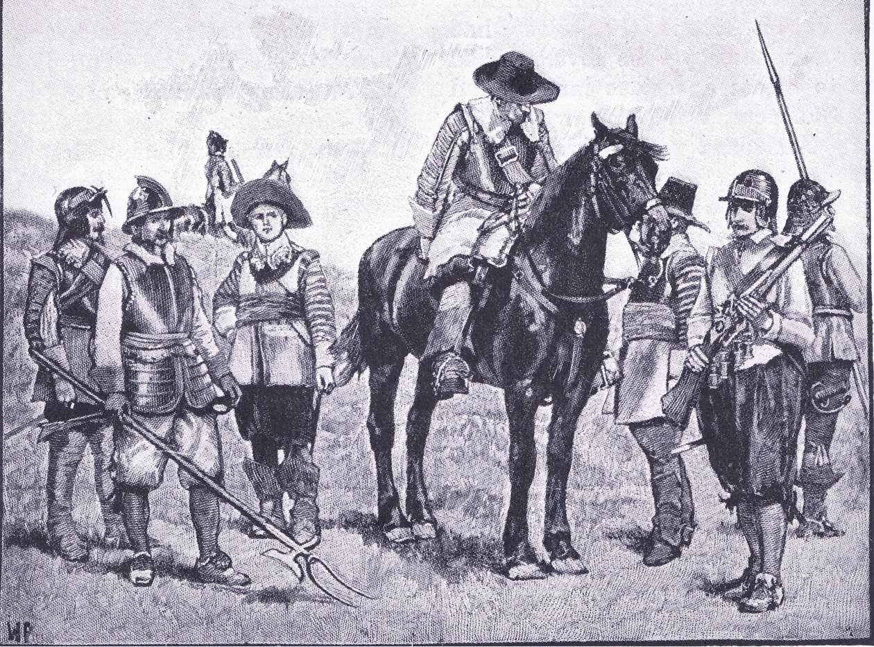 Types of Cromwellian Soldiery by Walter Paget