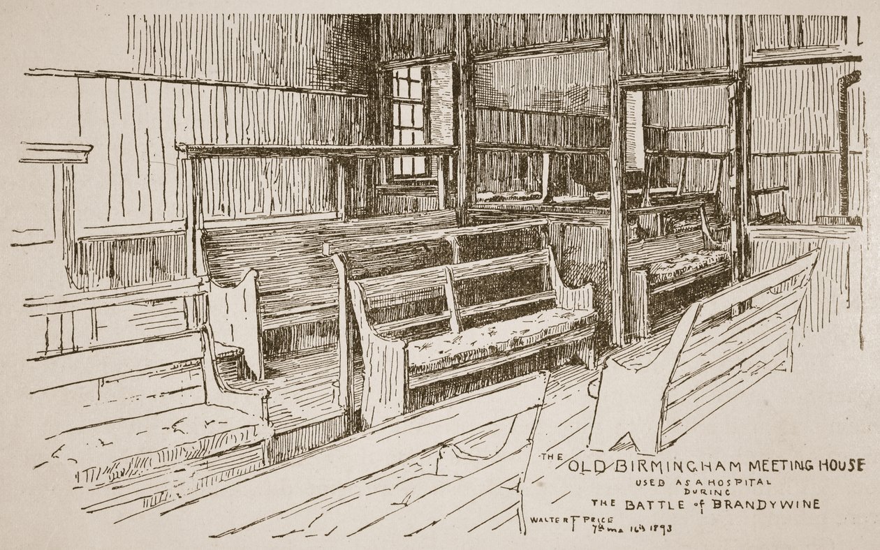 The Old Birmingham Meeting House, 1893 by Walter Price