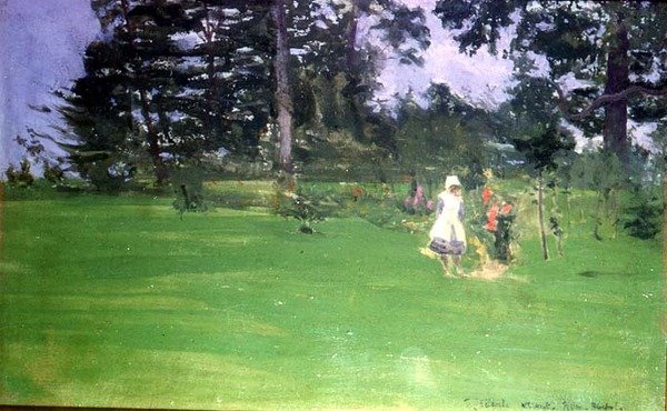 Figures on a Lawn by Walter Richard Sickert