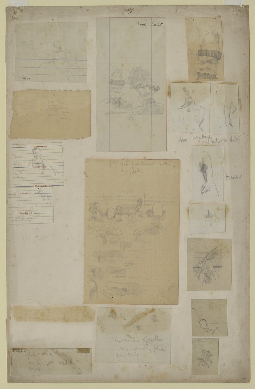 Several Studies by Walter Richard Sickert