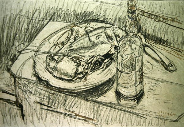 Still Life with Lobster by Walter Richard Sickert