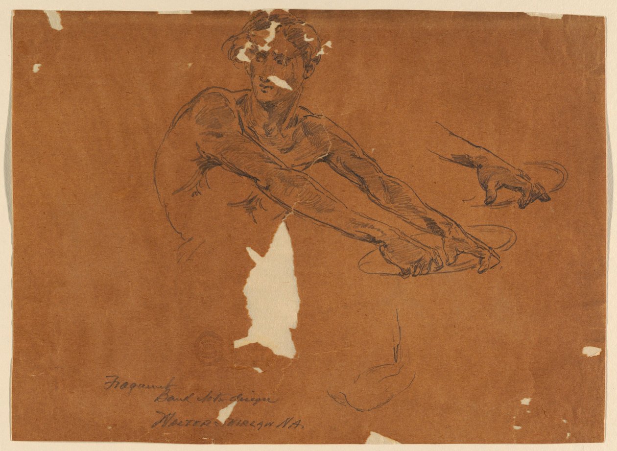 Study for Bank Note Design by Walter Shirlaw