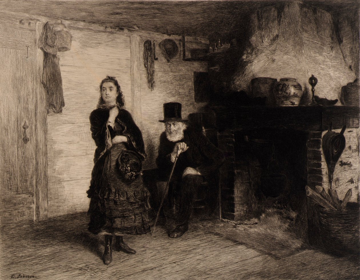 The Reprimand by Walter Shirlaw: Buy fine art print