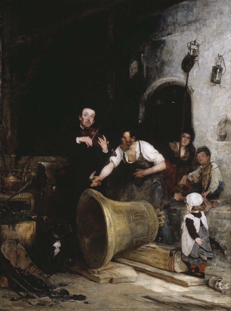 Toning the Bell, 1874 by Walter Shirlaw