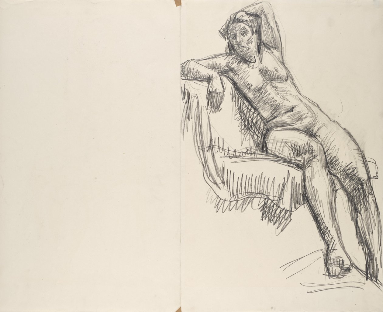 Study of a Nude by Walther Gamerith