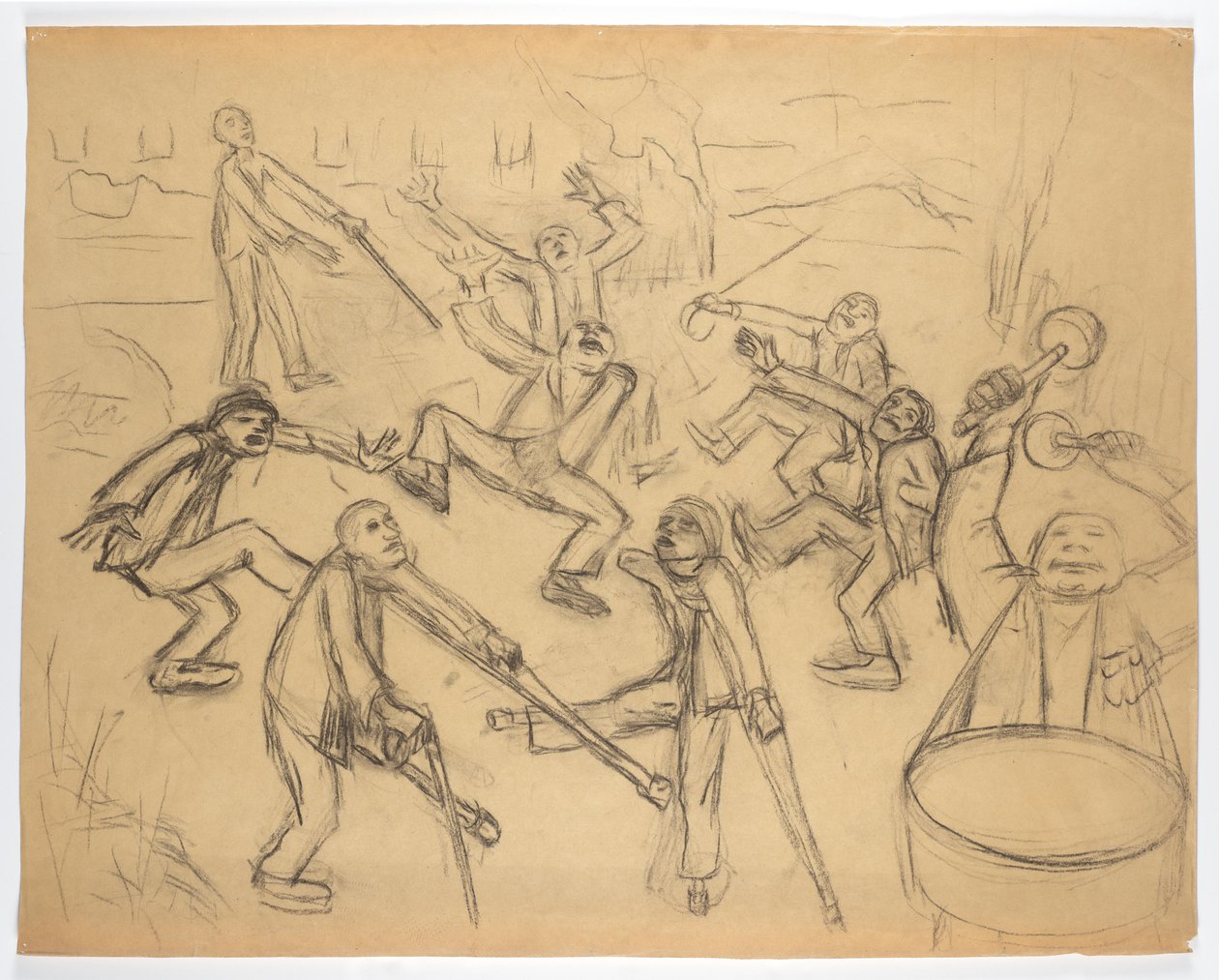 Study for "The Survivors" by Walther Gamerith