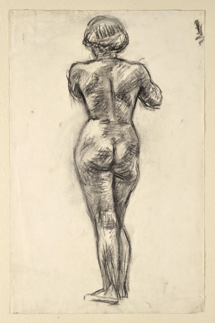 Female Nude from the Back by Walther Gamerith