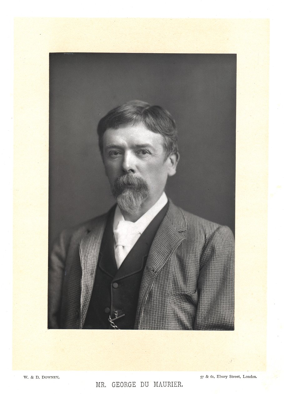 George Du Maurier, British writer and artist, c. 1895 by WandD Downey