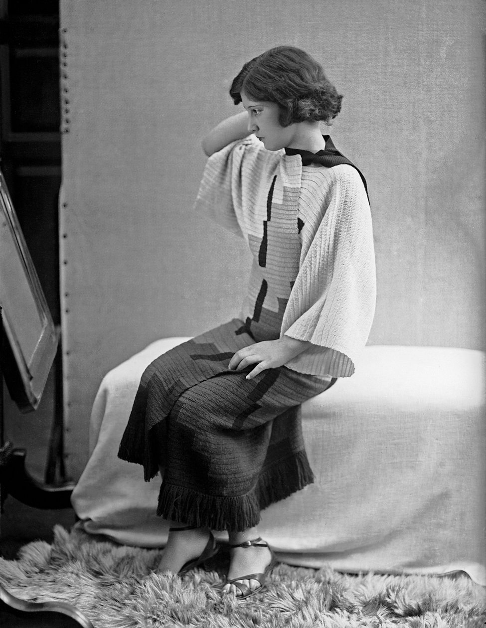 Model wearing a dress created by Anita Pittoni, c.1940 by Wanda Wulz