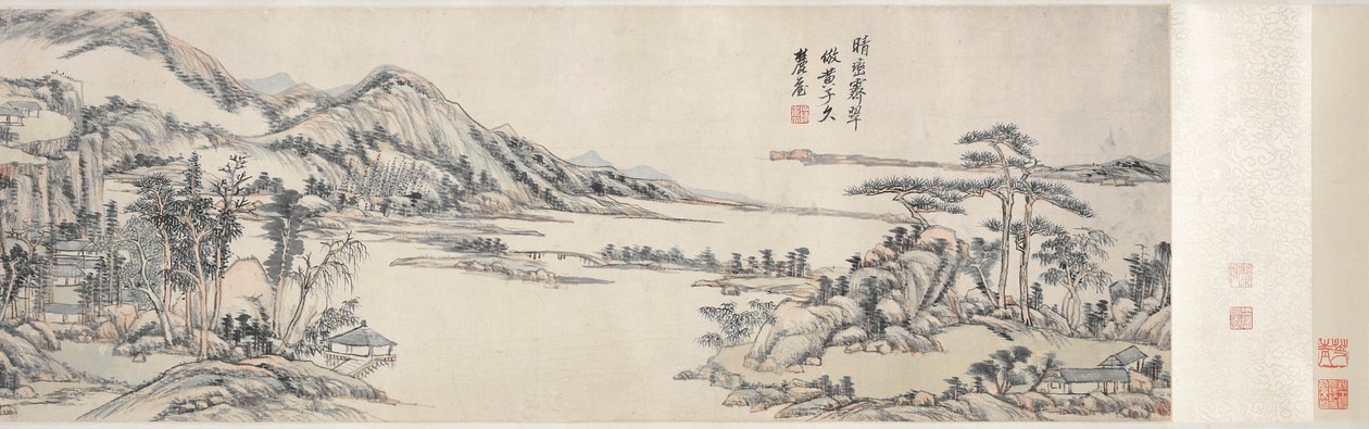 Green Peaks under Clear Sky: After Huang Gongwang by Wang Yuanqi