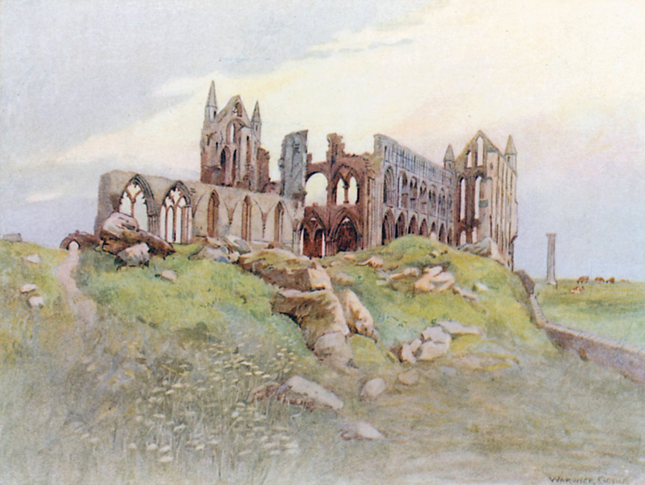 Whitby Abbey from the South-West by Warwick (after) Goble