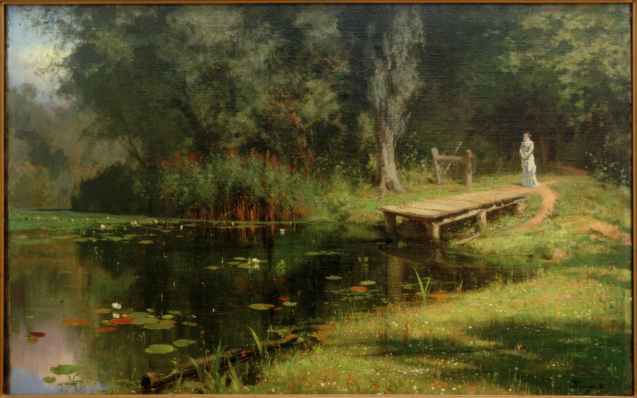 Overgrown Pond by Vasilij Dmitrievich Polenov