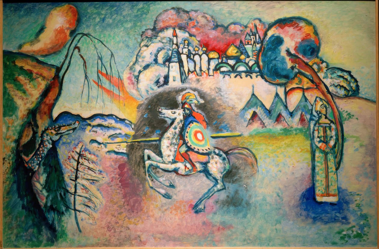 Rider, St. George by Wassily Kandinsky