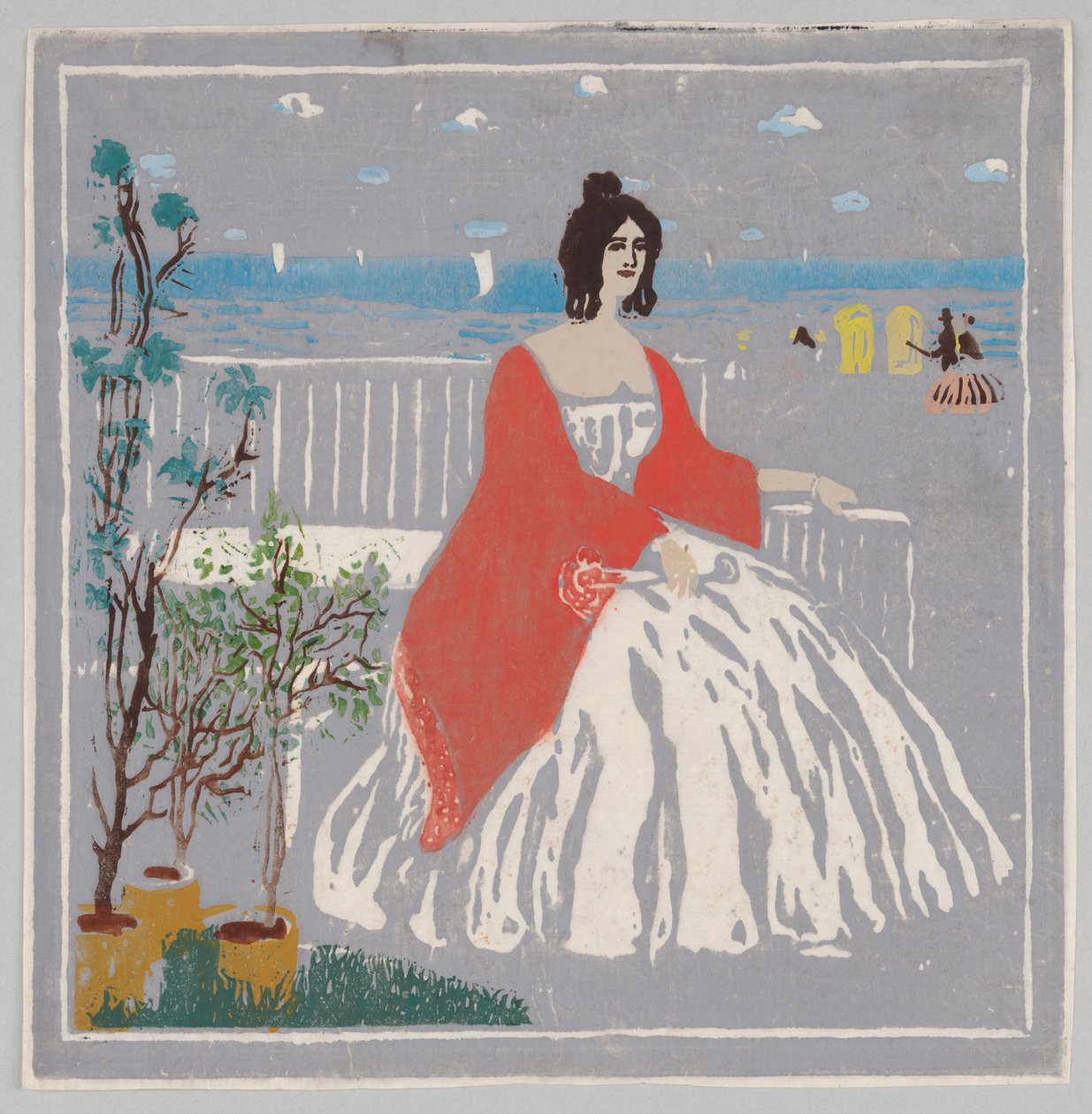 On the Beach (see also GMS 217) by Wassily Kandinsky