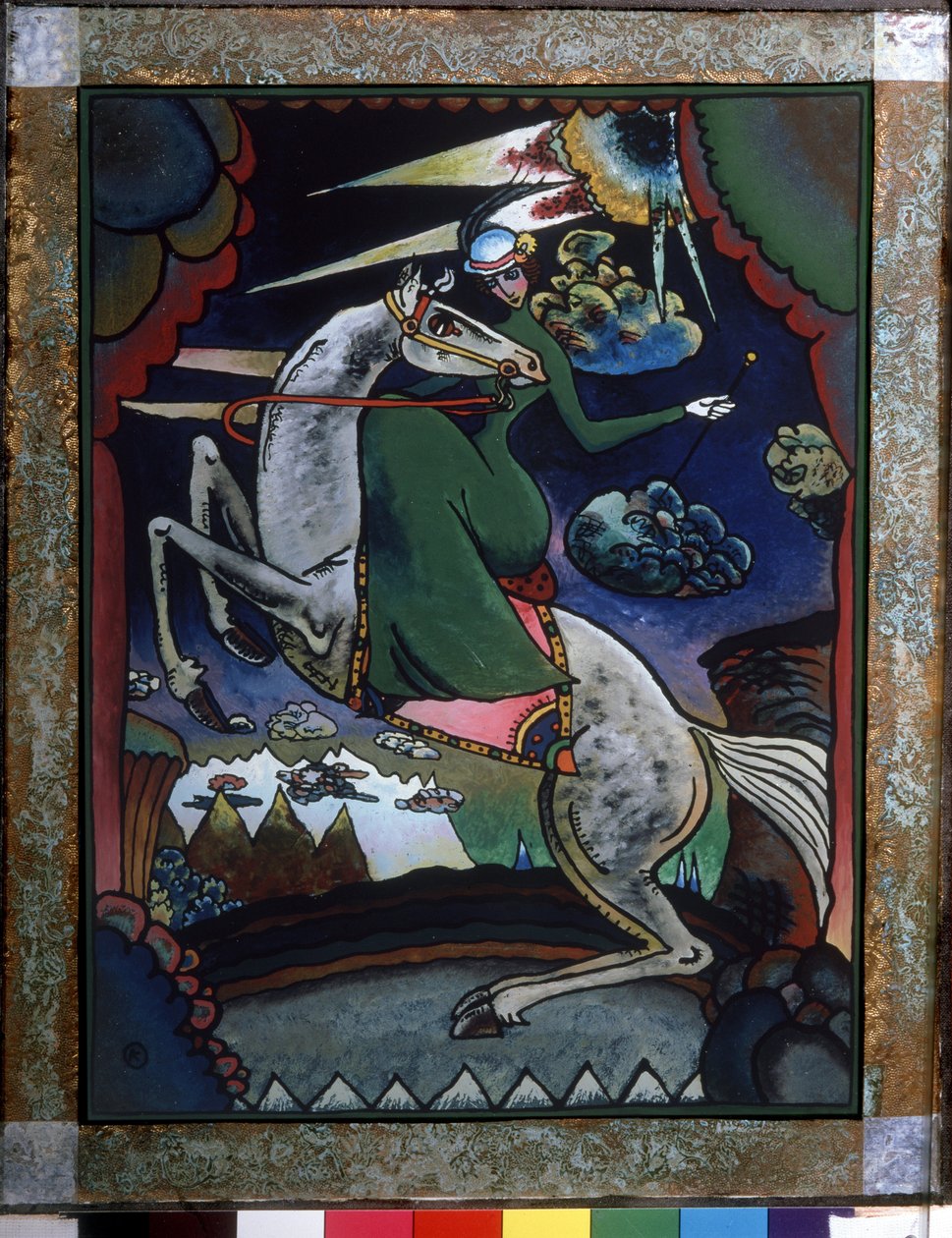 Amazon in the Mountain by Wassily Kandinsky