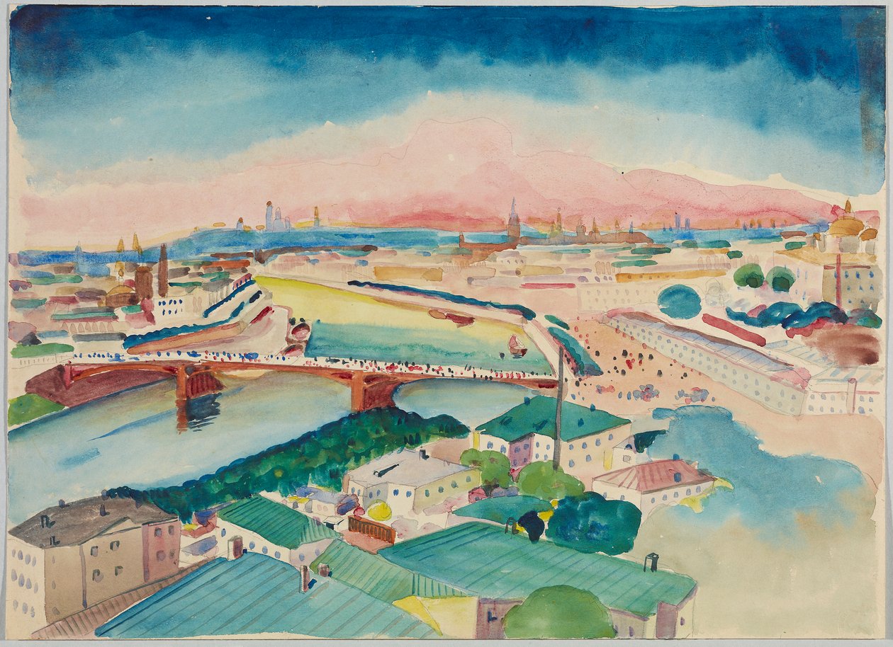 View of Moscow by Wassily Kandinsky