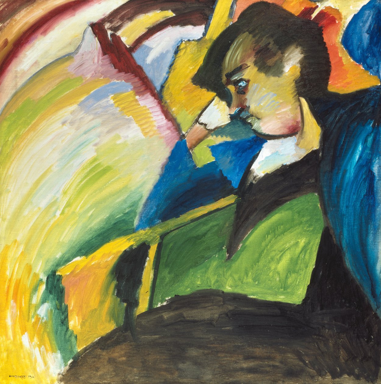 Lady by Wassily Kandinsky