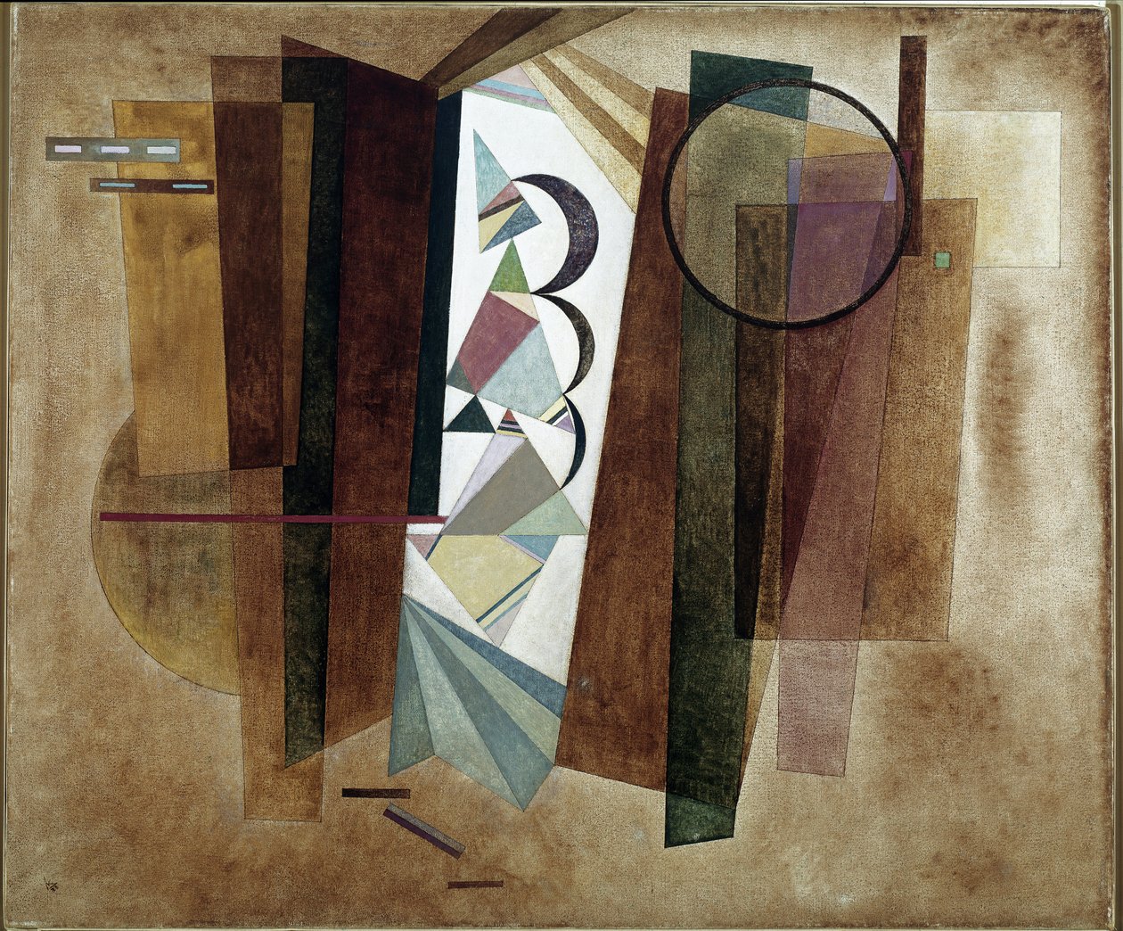 Development in Brown by Wassily Kandinsky