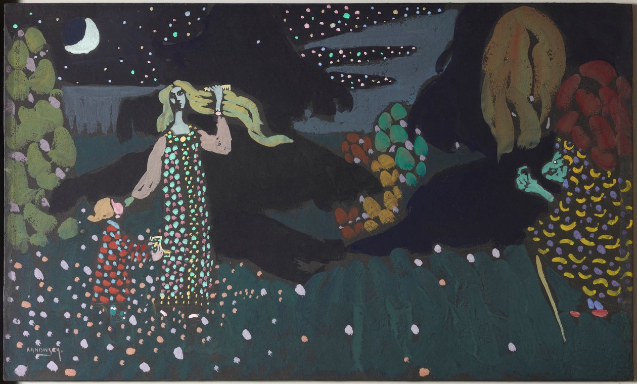 The Night by Wassily Kandinsky