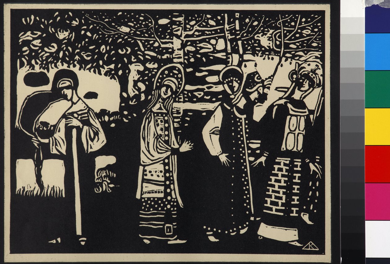 Women in the Woods by Wassily Kandinsky