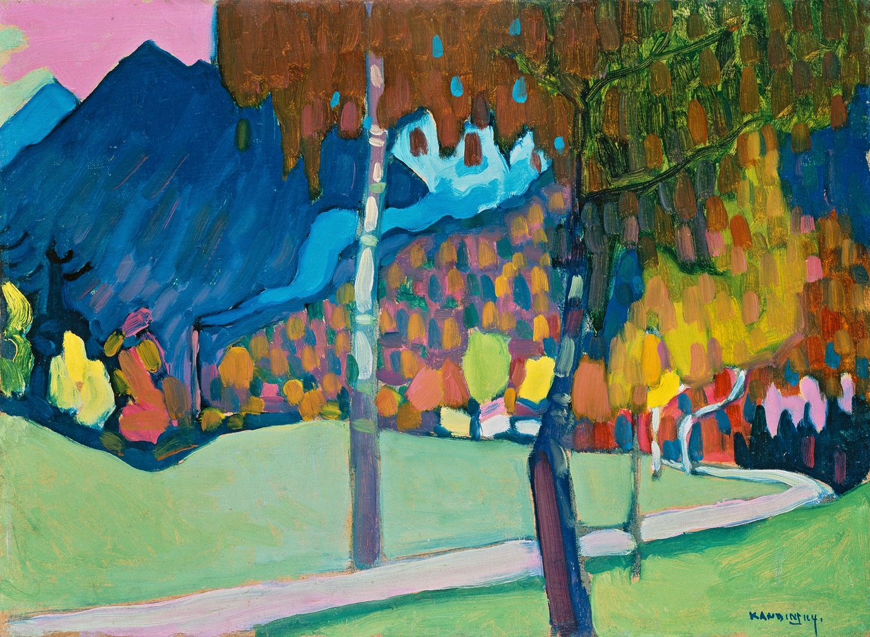 Autumn Study, presumably from Oberau by Wassily Kandinsky