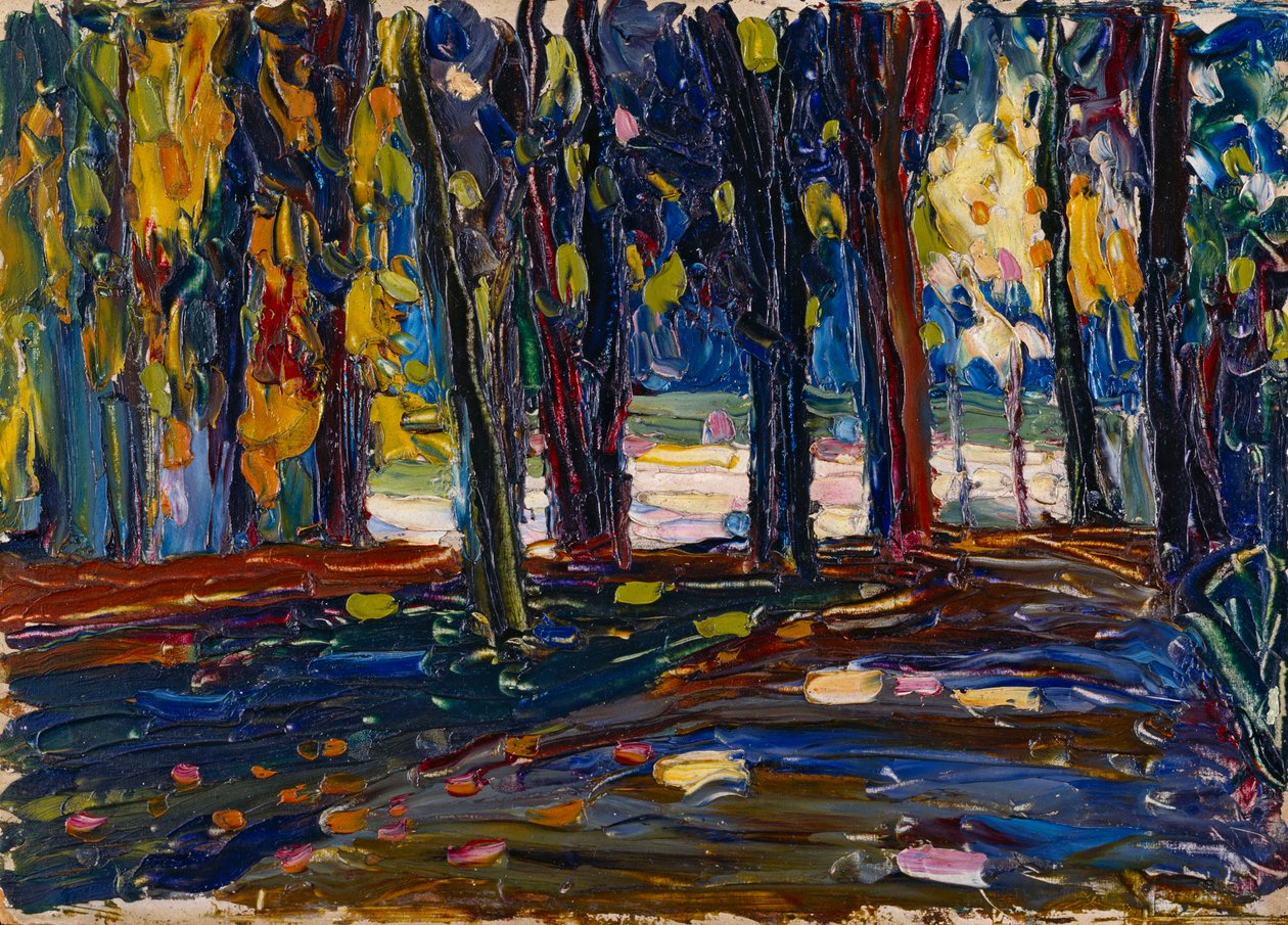 In the Park of St. Cloud – Autumn II by Wassily Kandinsky