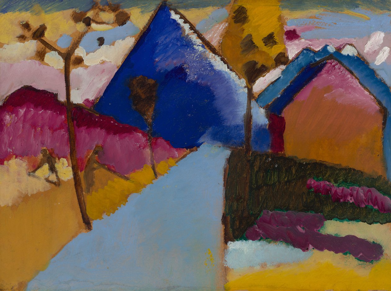 Kochel – Straight Street by Wassily Kandinsky