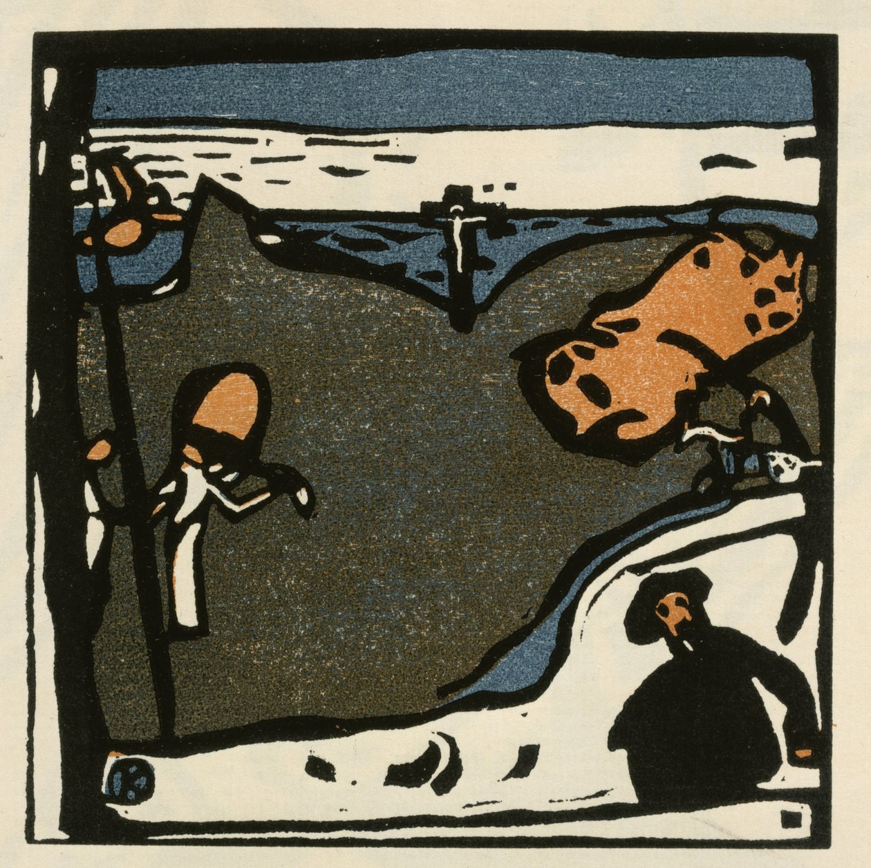 Landscape with Figures and Crucifix (Sheet 49 from 