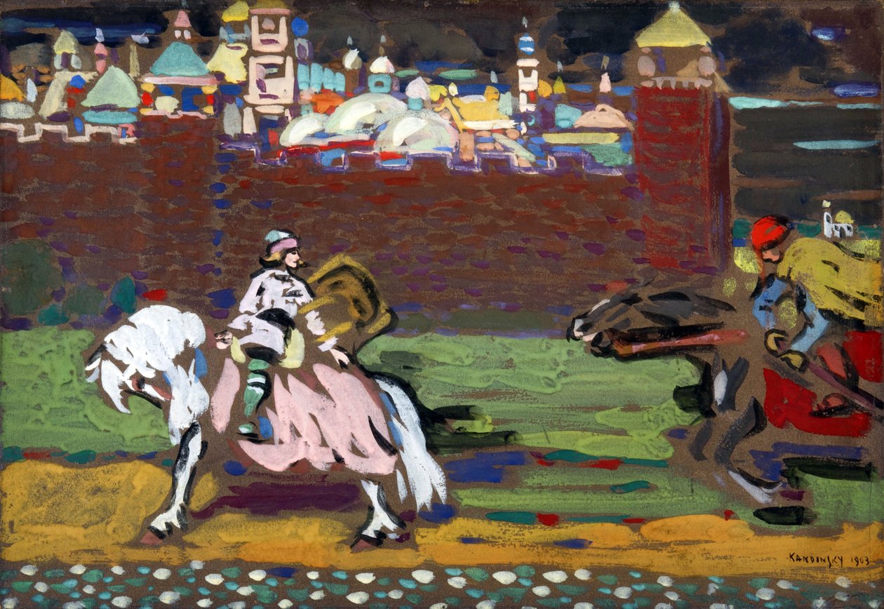 The Crusaders by Wassily Kandinsky