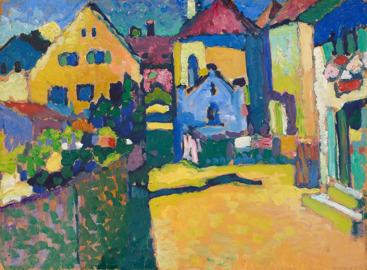 Murnau – Grungasse by Wassily Kandinsky
