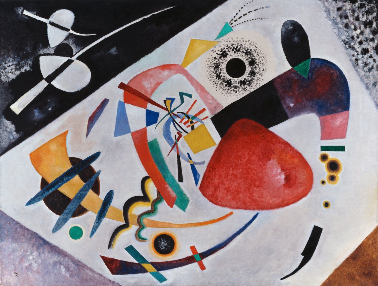 Red Spot II by Wassily Kandinsky