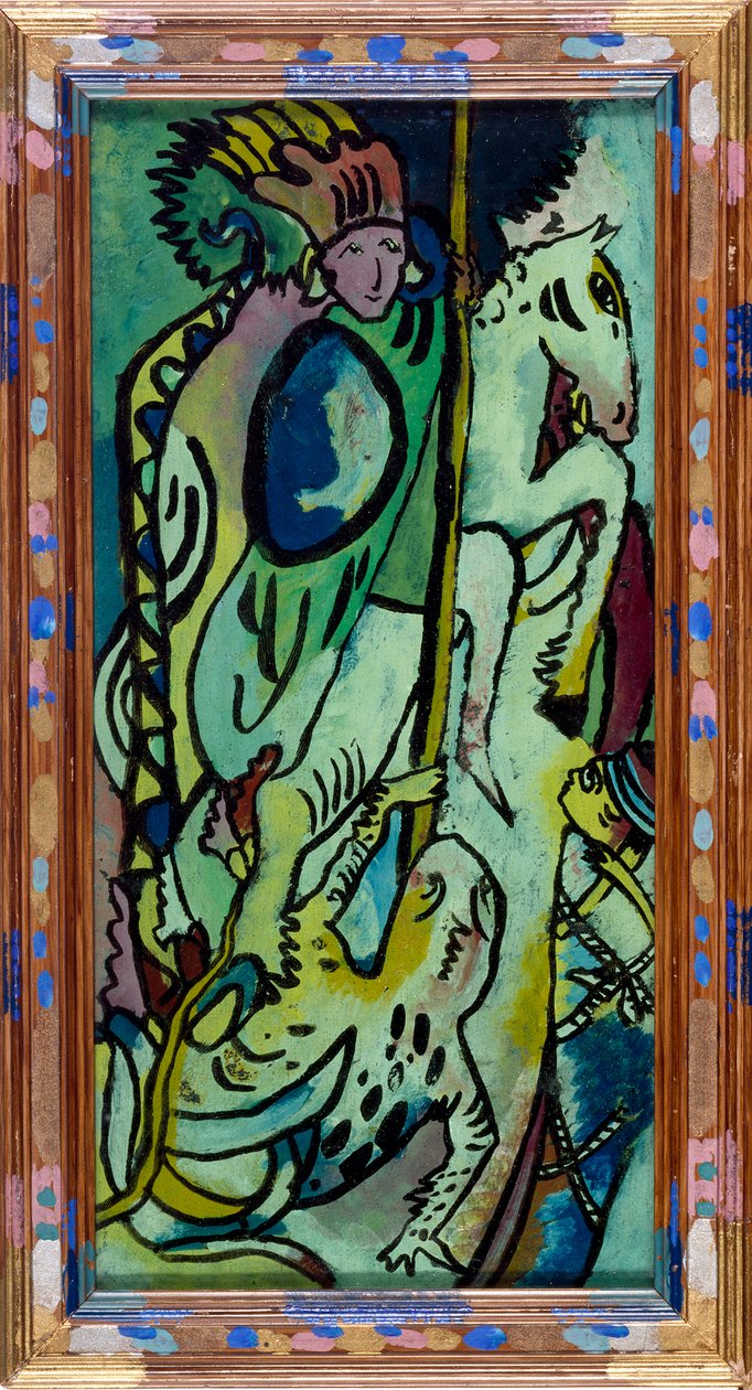 Saint George II by Wassily Kandinsky