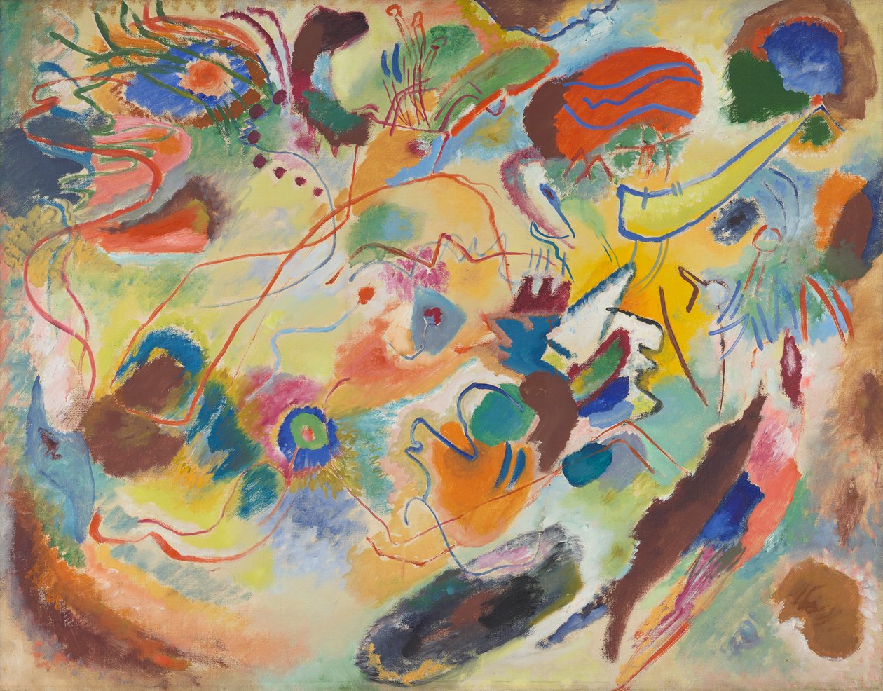 Study for Composition 7 by Wassily Kandinsky