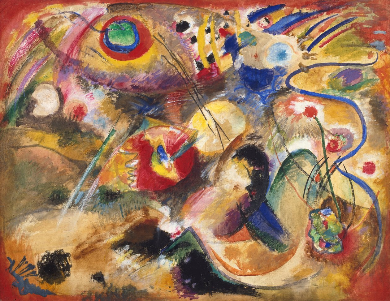 Untitled Image (The Flood) by Wassily Kandinsky