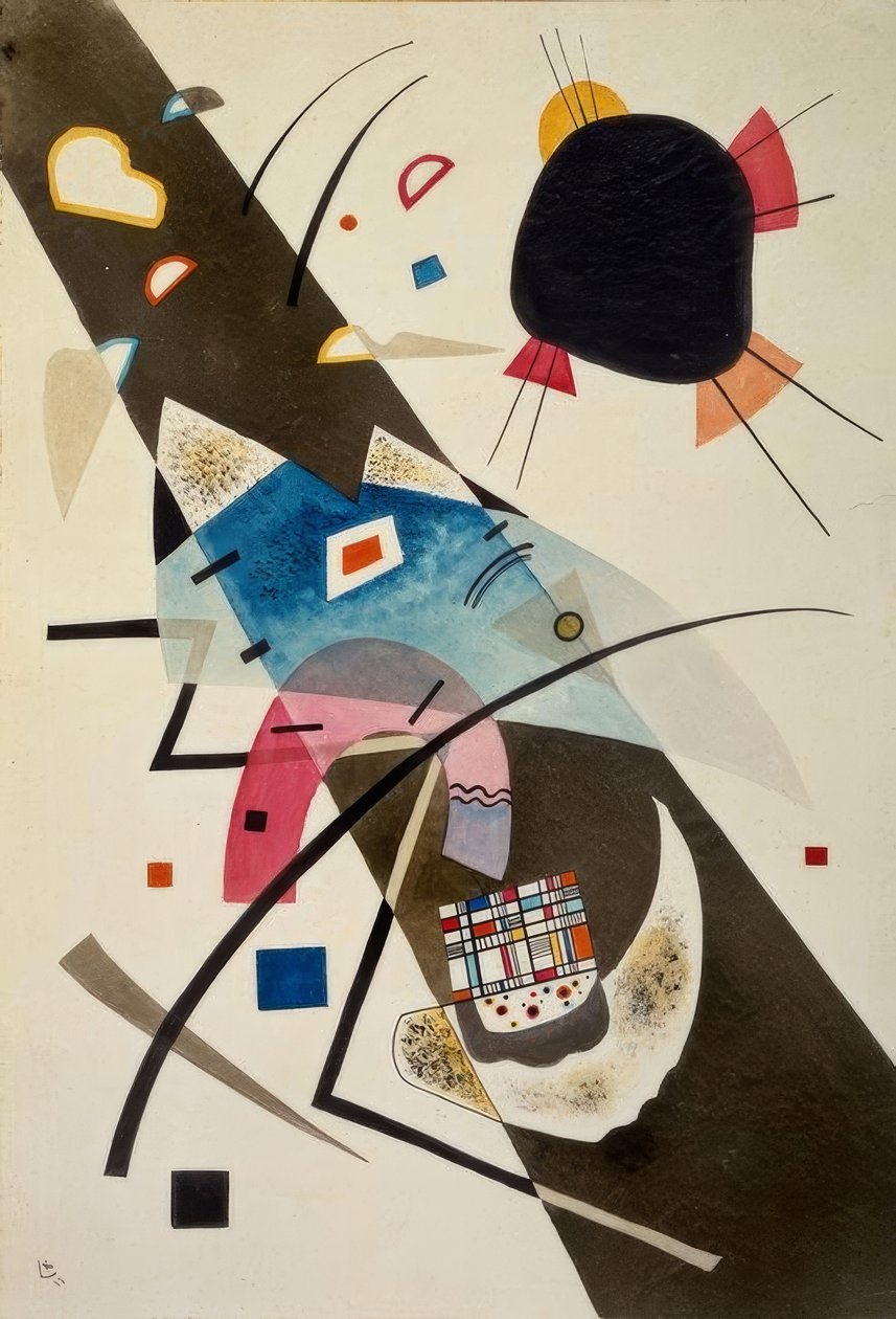 Two Black Spots by Wassily Kandinsky