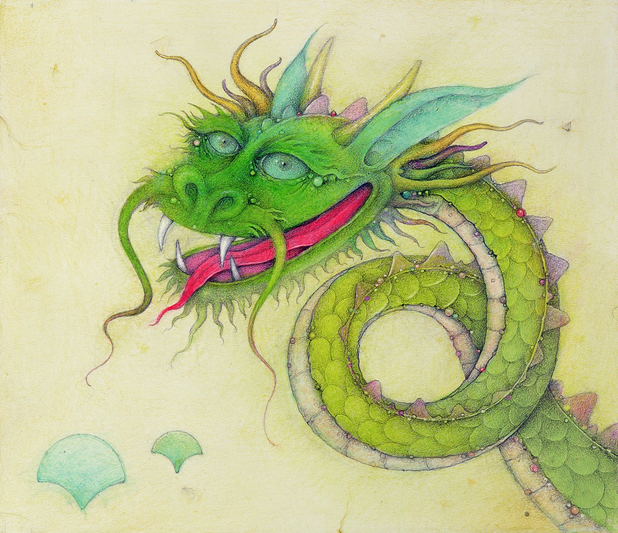The Blue Eared Dragon by Wayne Anderson