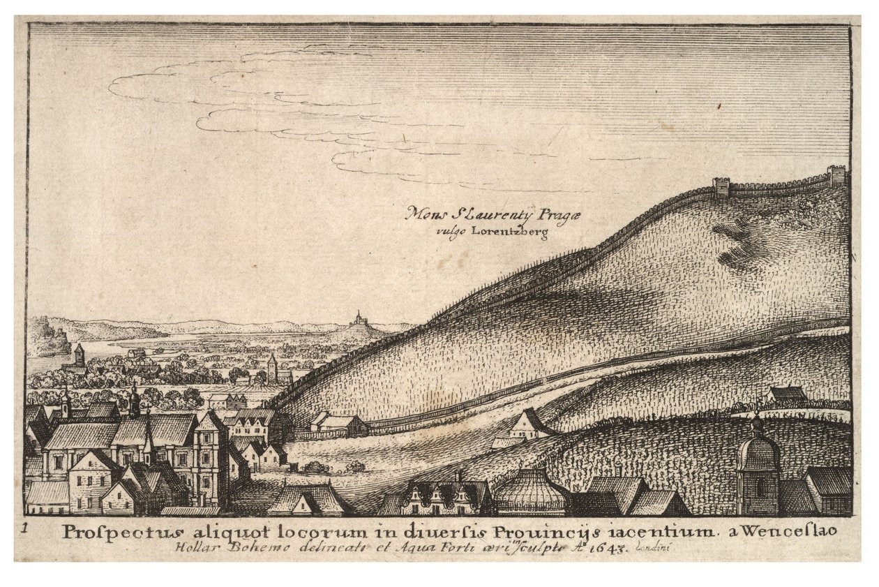 Prague. State 1 by Wenceslaus Hollar