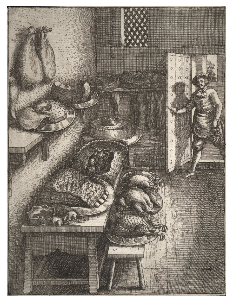 Town and Country Mouse by Wenceslaus Hollar