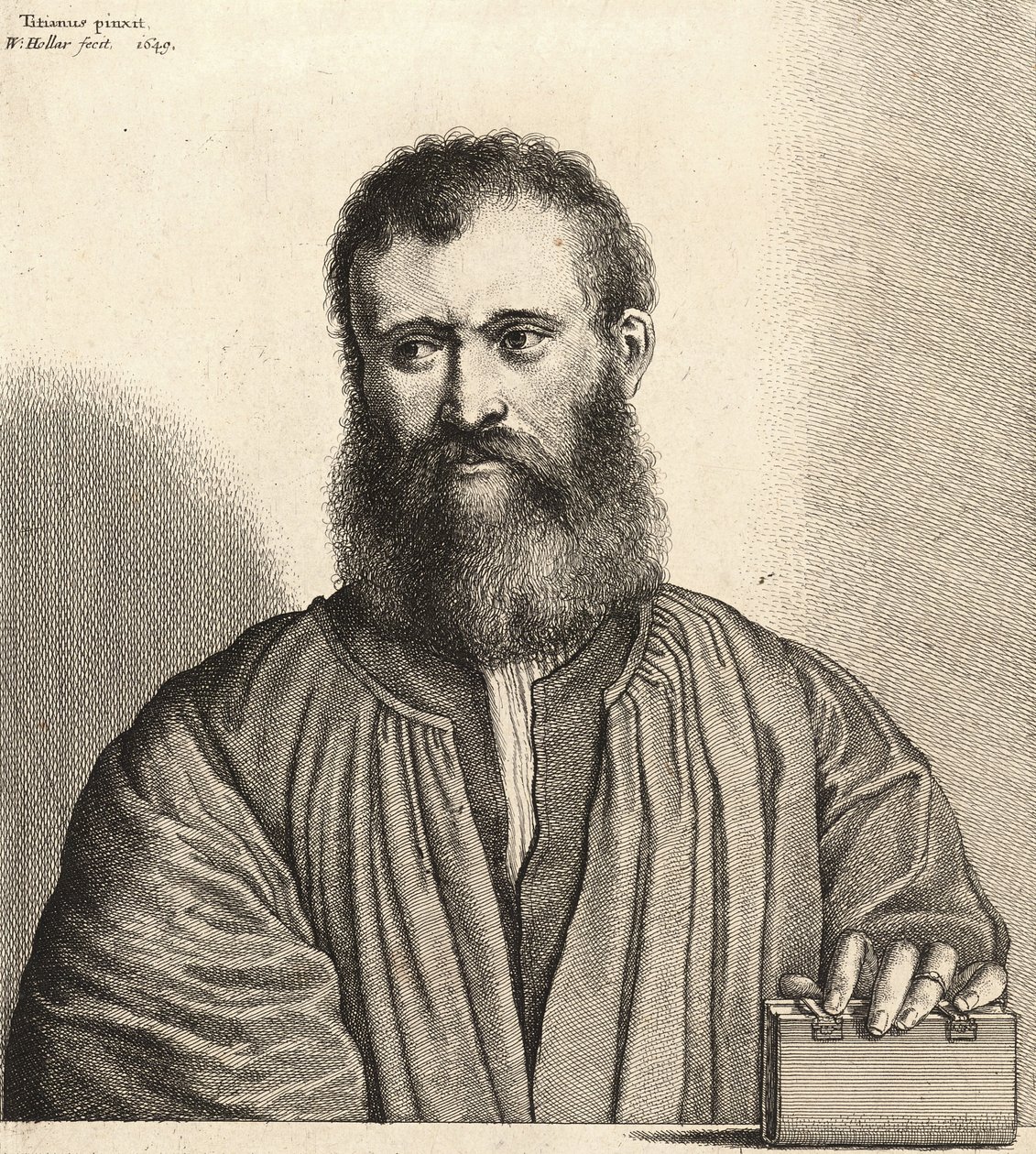 Altoviti, or della Casa. State 3 by Wenceslaus Hollar